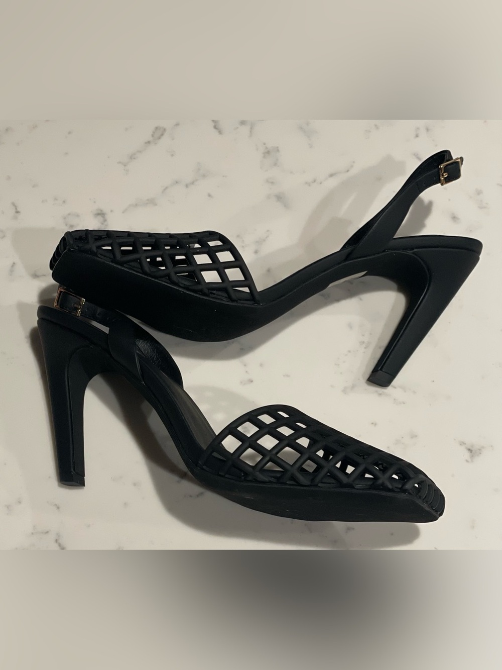 JEFFREY CAMPBELL Aviary Slingback Jelly Pump NWOT - Picture 4 of 16